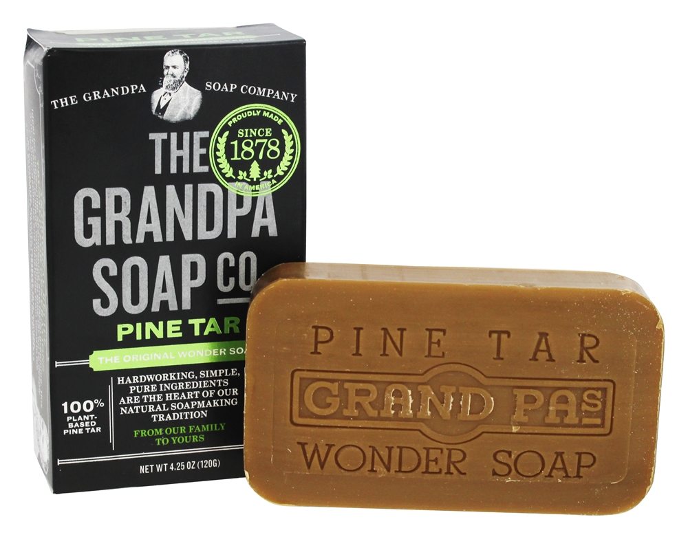 The Original Wonder Pine Tar Soap   4.25 oz. by The Grandpa Soap Co.