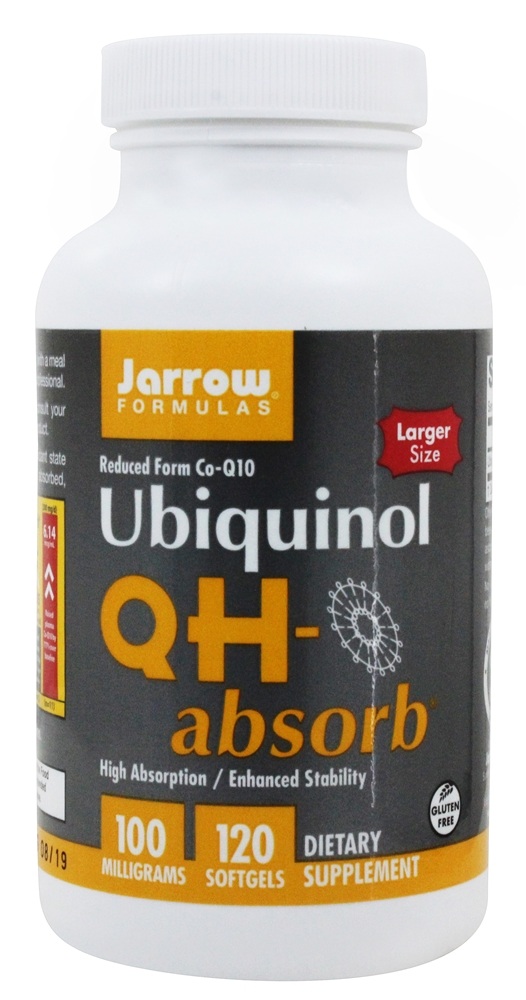 Ubiquinol QH Absorb 100 mg.   120 Softgels by Jarrow Formulas