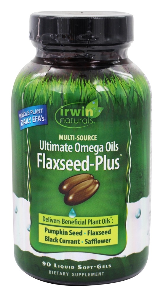 Ultimate Omega Oils Flaxseed Plus   90 Liquid Softgels by Irwin Naturals