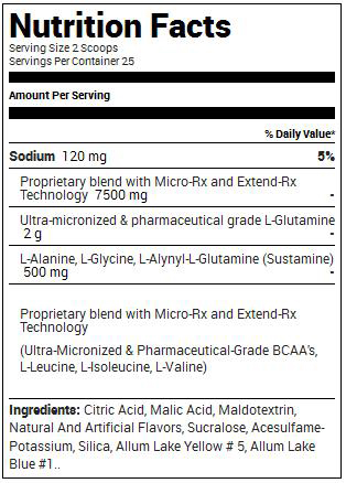 Chain'd Reaction Appletini Supplement Facts