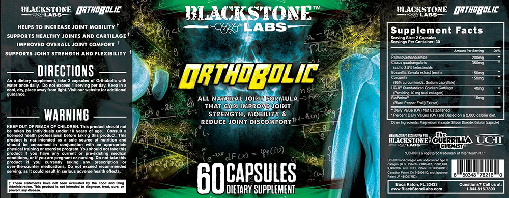 Orthobolic product label