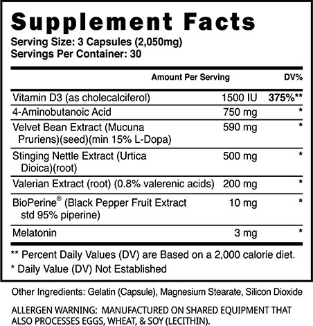 Blackstone labs growth supplement facts